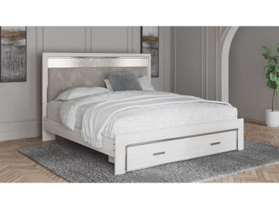 Signature Design by Ashley® Altyra King Upholstered Storage Bed, Dresser, Mirror, Chest, and Nightstand - B2640B40