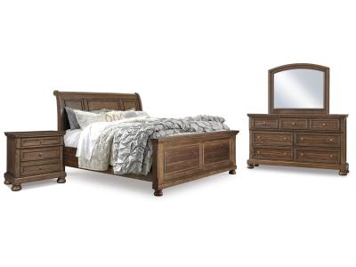 Signature Design by Ashley® Flynnter Queen Sleigh Bed, Dresser, Mirror and 2 Nightstands - B719B21