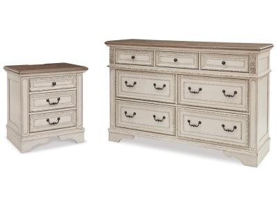 Signature Design by Ashley® Realyn Dresser and 2 Nightstands - B743B39