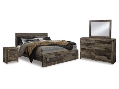 Signature Design by Ashley® Derekson King Panel Storage Bed, Dresser and Nightstand - B200B54