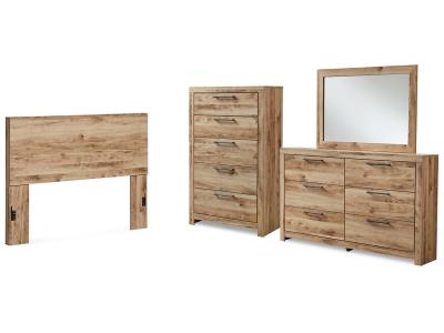 Signature Design by Ashley® Hyanna Queen Panel Headboard, Dresser, Mirror and Chest - B1050B48