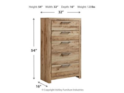 Signature Design by Ashley® Hyanna Queen Panel Headboard, Dresser, Mirror and Chest - B1050B48
