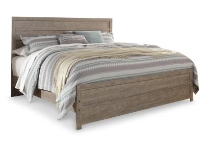 Signature Design by Ashley® Culverbach King Panel Bed, Dresser, Mirror, Chest and Nightstand - B070B19