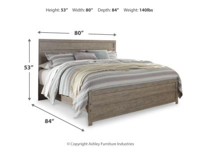 Signature Design by Ashley® Culverbach King Panel Bed, Dresser, Mirror, Chest and Nightstand - B070B19