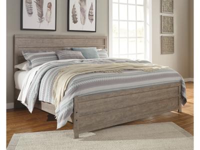 Signature Design by Ashley® Culverbach King Panel Bed, Dresser, Mirror, Chest and Nightstand - B070B19