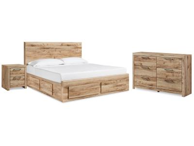 Signature Design by Ashley® Hyanna Queen Storage Bed, Dresser and Nightstand - B1050B49