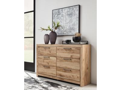 Signature Design by Ashley® Hyanna Queen Storage Bed, Dresser and Nightstand - B1050B49