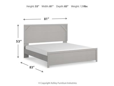 Signature Design by Ashley® Cottonburg King Panel Bed, Dresser, Mirror and Nightstand - B1192B15
