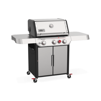 62" Weber 3 Burner Liquid Propane Gas Grill in Stainless Steel - Genesis S-325s LP