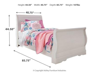 Signature Design by Ashley® Anarasia Twin Sleigh Bed and Chest - B129B16