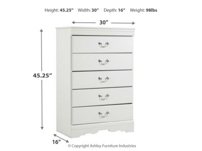 Signature Design by Ashley® Anarasia Twin Sleigh Bed and Chest - B129B16