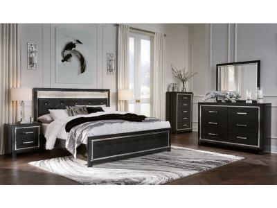 Signature Design by Ashley® Kaydell King Upholstered Panel Bed , Dresser, Mirror, Chest and 2 Nightstands - B1420B47