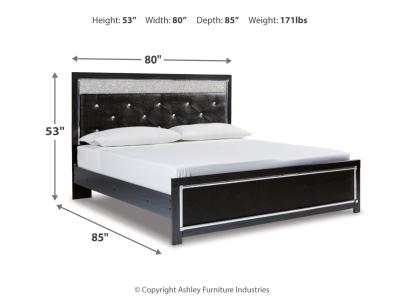 Signature Design by Ashley® Kaydell King Upholstered Panel Bed , Dresser, Mirror, Chest and 2 Nightstands - B1420B47