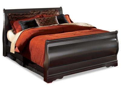 Signature Design by Ashley® Huey Vineyard Queen Sleigh Bed and Nightstand - B128B40