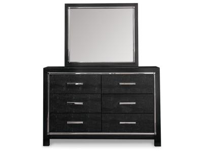 Signature Design by Ashley® Kaydell King Upholstered Panel Bed  Dresser Mirror Chest and 2 Nightstands - B1420B48