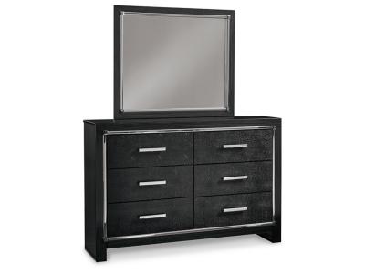 Signature Design by Ashley® Kaydell King Upholstered Panel Bed  Dresser Mirror Chest and 2 Nightstands - B1420B48