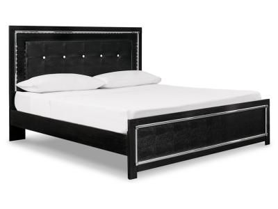 Signature Design by Ashley® Kaydell King Upholstered Panel Bed  Dresser Mirror Chest and 2 Nightstands - B1420B48
