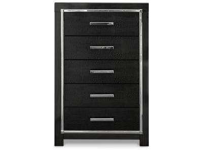 Signature Design by Ashley® Kaydell King Upholstered Panel Bed  Dresser Mirror Chest and 2 Nightstands - B1420B48