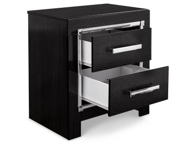 Signature Design by Ashley® Kaydell King Upholstered Panel Bed  Dresser Mirror Chest and 2 Nightstands - B1420B48