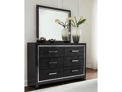Signature Design by Ashley® Kaydell King Upholstered Panel Bed  Dresser Mirror Chest and 2 Nightstands - B1420B48