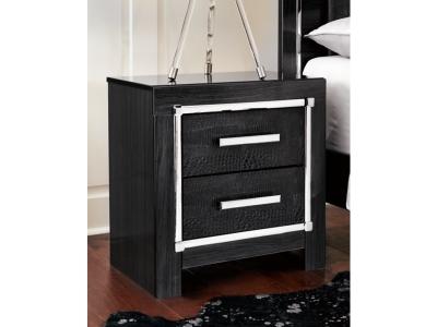 Signature Design by Ashley® Kaydell King Upholstered Panel Bed  Dresser Mirror Chest and 2 Nightstands - B1420B48