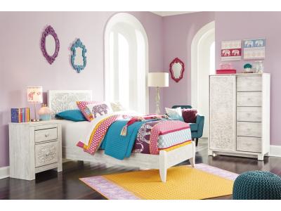 Signature Design by Ashley® Paxberry Twin Panel Bed, Chest and Nightstand - B181B24