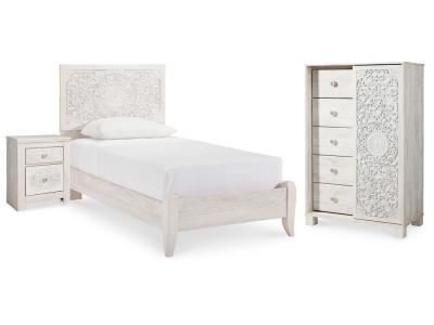 Signature Design by Ashley® Paxberry Twin Panel Bed, Chest and Nightstand - B181B24