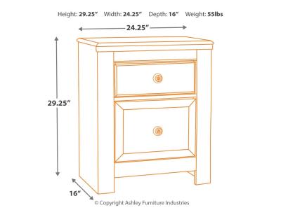 Signature Design by Ashley® Paxberry Full Panel Bed, Chest and Nightstand - B181B22