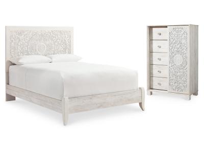 Signature Design by Ashley® Paxberry Queen Panel Bed and Chest - B181B21