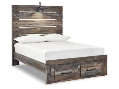 Signature Design by Ashley® Drystan Full Panel Storage Bed, Dresser, Mirror and Nightstand - B211B72