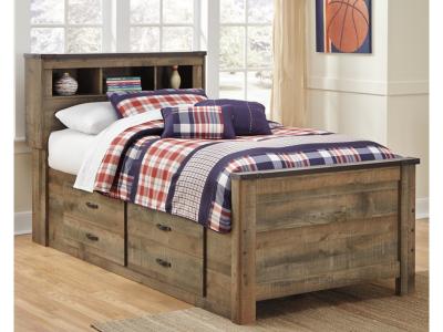 Signature Design by Ashley® Trinell Twin Panel Bed with Storage and Nightstand - B446B68