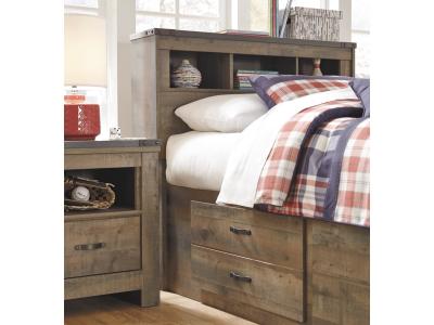 Signature Design by Ashley® Trinell Twin Panel Bed with Storage and Nightstand - B446B68
