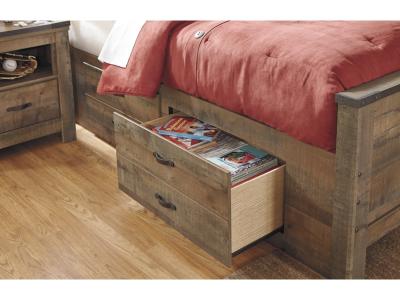 Signature Design by Ashley® Trinell Twin Panel Bed with Storage and Nightstand - B446B68