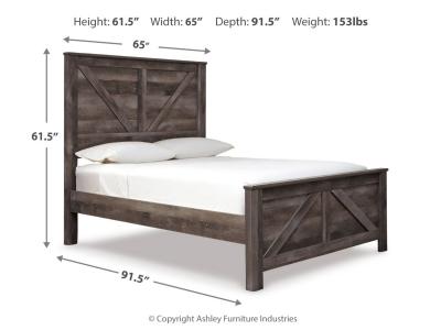 Signature Design by Ashley® Wynnlow Queen Crossbuck Panel Bed, Chest and Nightstand - B440B28