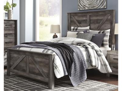 Signature Design by Ashley® Wynnlow Queen Crossbuck Panel Bed, Chest and Nightstand - B440B28