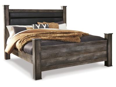 Signature Design by Ashley® Wynnlow King Poster Bed, Dresser, Mirror and Nightstand - B440B29