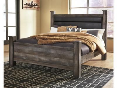 Signature Design by Ashley® Wynnlow King Poster Bed, Dresser, Mirror and Nightstand - B440B29