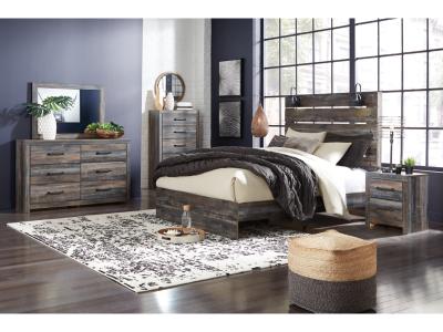 Signature Design by Ashley® Drystan Queen Panel Bed, Dresser, Mirror, Chest and Nightstand - B211B74