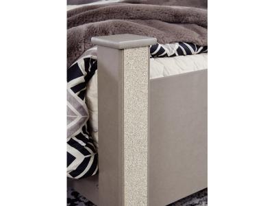 Signature Design by Ashley® Surancha King Poster Bed, Dresser, Mirror and Nightstand - B1145B12