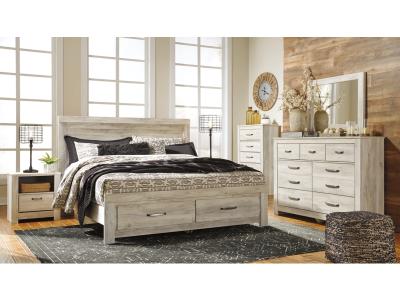 Signature Design by Ashley® Bellaby King Storage Bed, Dresser, Mirror, Chest and 2 Nightstands - B331B20