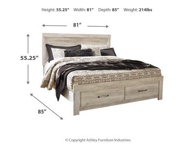 Signature Design by Ashley® Bellaby King Storage Bed, Dresser, Mirror, Chest and 2 Nightstands - B331B20