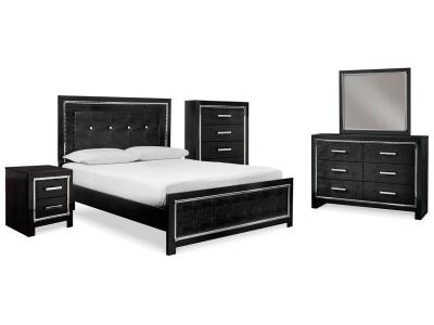 Signature Design by Ashley® Kaydell Queen Panel Bed, Dresser, Mirror, Chest and Nightstand - B1420B49