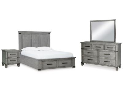 Signature Design by Ashley® Russelyn Queen Panel Storage Bed, Dresser, Mirror and Nightstand - B772B13