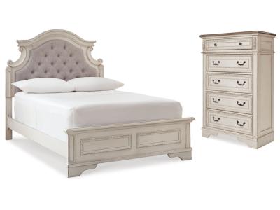 Signature Design by Ashley® Realyn Full Panel Bed and Chest - B743B42
