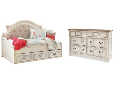 Signature Design by Ashley® Realyn Twin Storage Day Bed and Dresser - B743B43