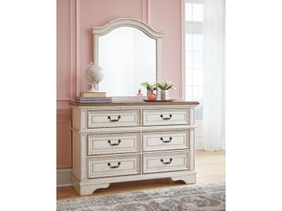 Signature Design by Ashley® Realyn Twin Panel Bed, Dresser, Mirror, Chest and Nightstand - B743B44