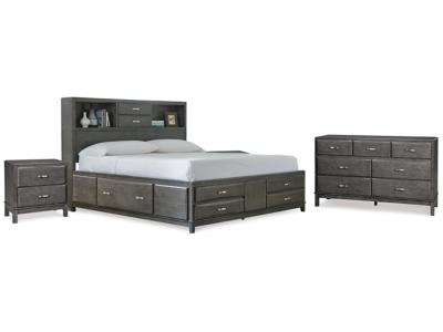 Signature Design by Ashley® Caitbrook Queen Storage Bed, Dresser and 2 Nightstands - B476B22