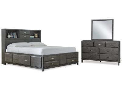 Signature Design by Ashley® Caitbrook Queen Storage Bed, Dresser and Mirror - B476B3