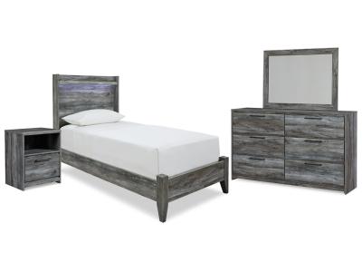 Signature Design by Ashley® Baystorm Twin Panel Bed, Dresser, Mirror and Nightstand - B221B61
