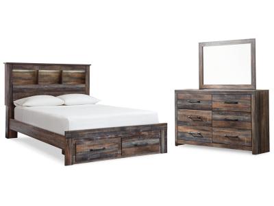 Signature Design by Ashley® Drystan Full Bookcase Storage Bed, Dresser and Mirror - B211B25